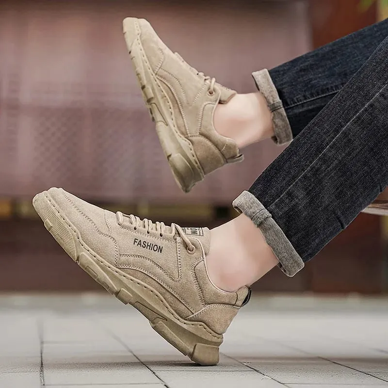 Spring Autumn Men Casual Sneakers New Fashionable Versatile Shoes Casual Comfortable Running Height Increasing Men's Shoes — image 7