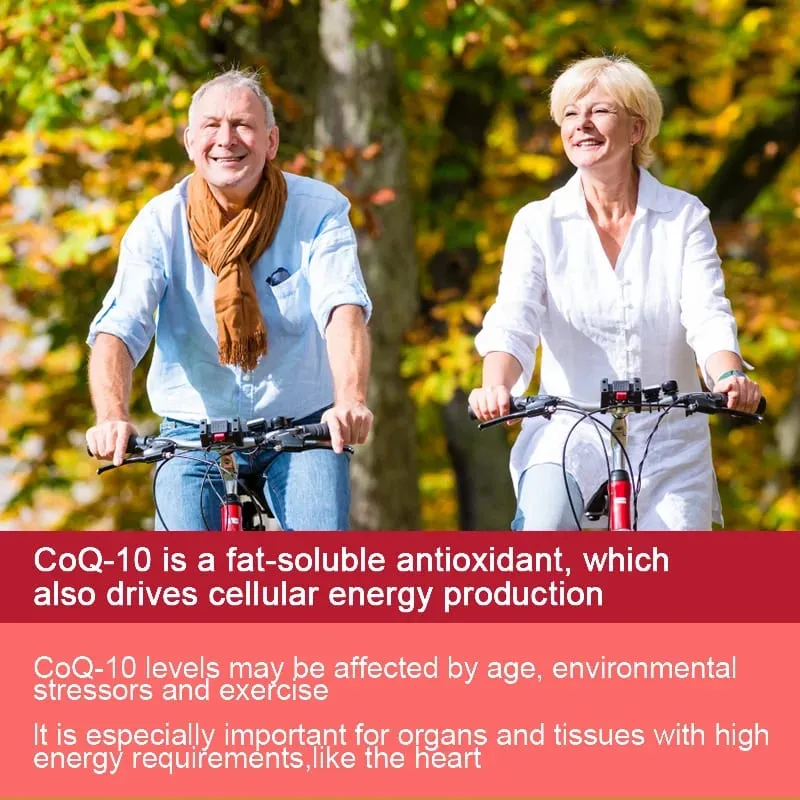 CoQ10 200mg Softgels- 3x Better Absorption Antioxidant for Heart Health & Energy Production Coenzyme Q10 Dietary Supplements — image 5