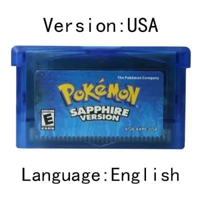 GBA Video Game Cartridge Console Card Pokemon Emerald Ruby FireRed LeafGreen Sapphire Multi-language for GBA/NDS