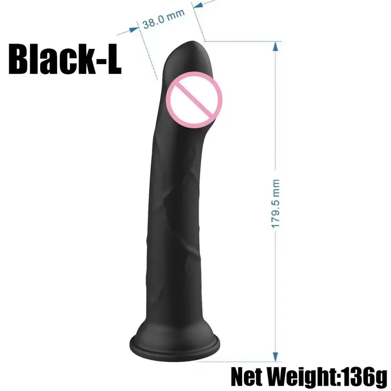Realistic Small Silicone Jelly Dildo for Women with Suction Cup Strapon Compatible Anal Plug Adult Sex Toy for Women — image 9