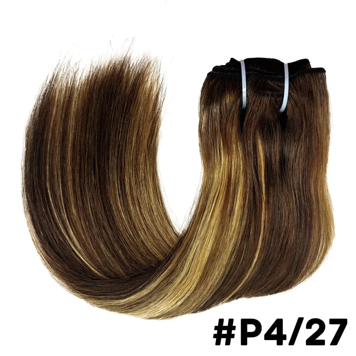Clip Ins Straight Seamless Brazilian Human Hair Extensions 10A Brazilian Virgin Human Hair 8 Pcs Clip In Extensions 120G/Pack — image 12