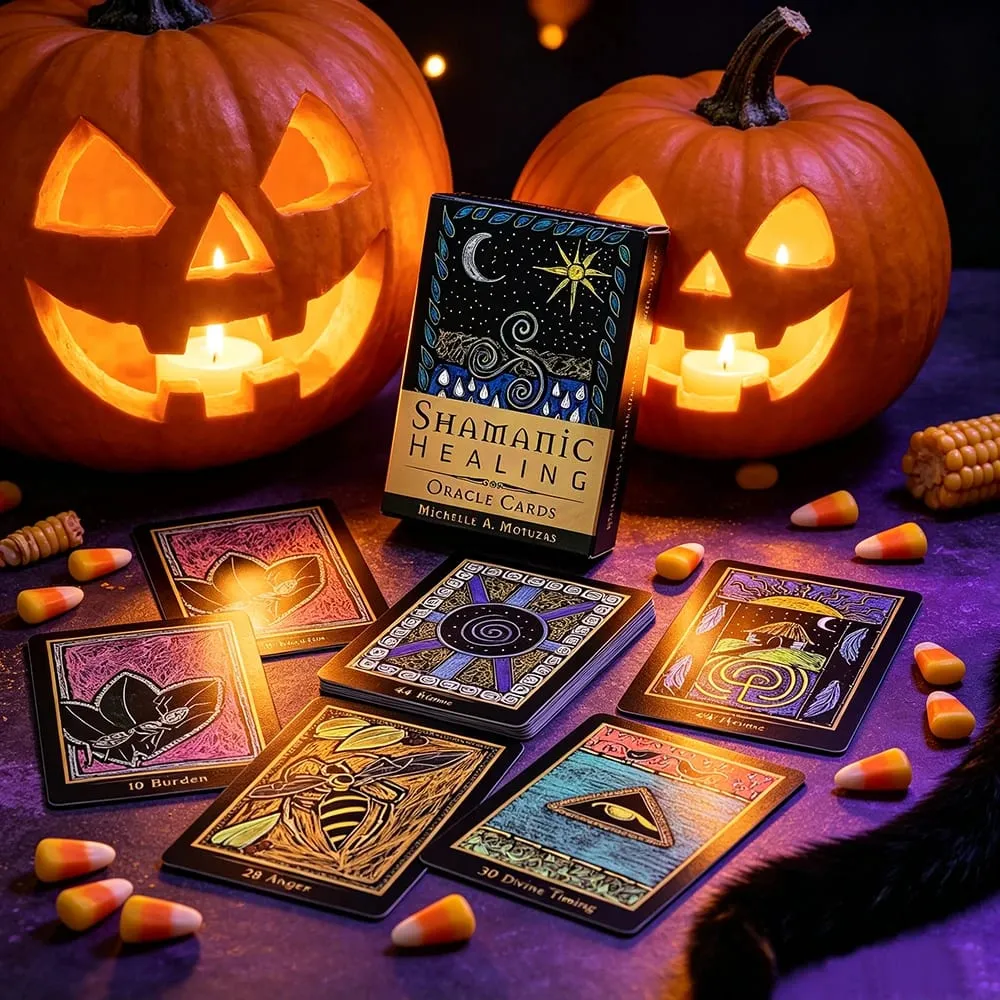 Shamanic Healing Oracle Cards Spiritual Healing Divination Oracle Deck Meditation Card Gift for Spiritual Practitioners — image 4
