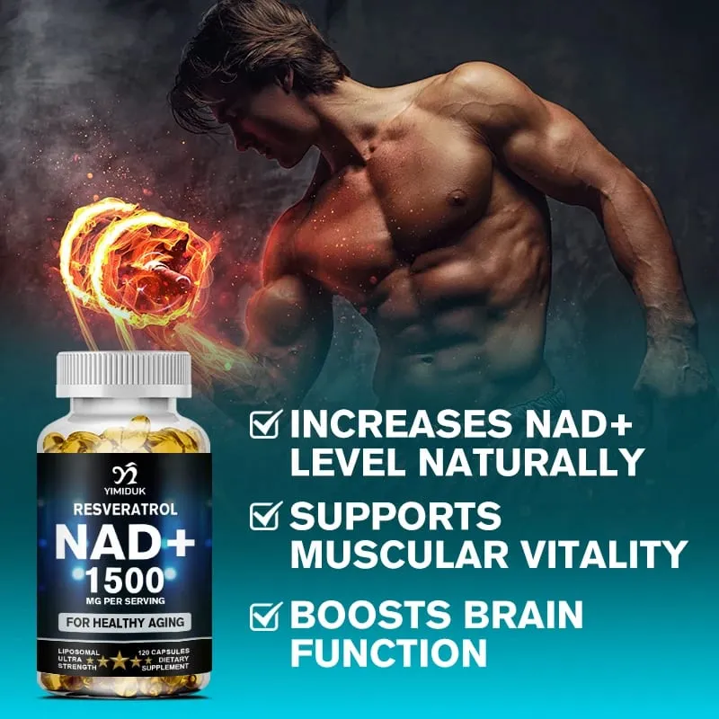Suplement NAD 1500 mg - Liposomalny suplement NAD + z resweratrolem Wytrzymałość i zdrowe starzenie się - Kapsułki wzmacniające — image 7