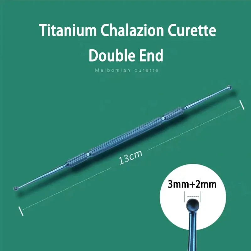 Uso non medico Chalazion Curette Manico più spesso Bordo affilato Taglio delicato Strumenti di riparazione domestica Ciao Occhio