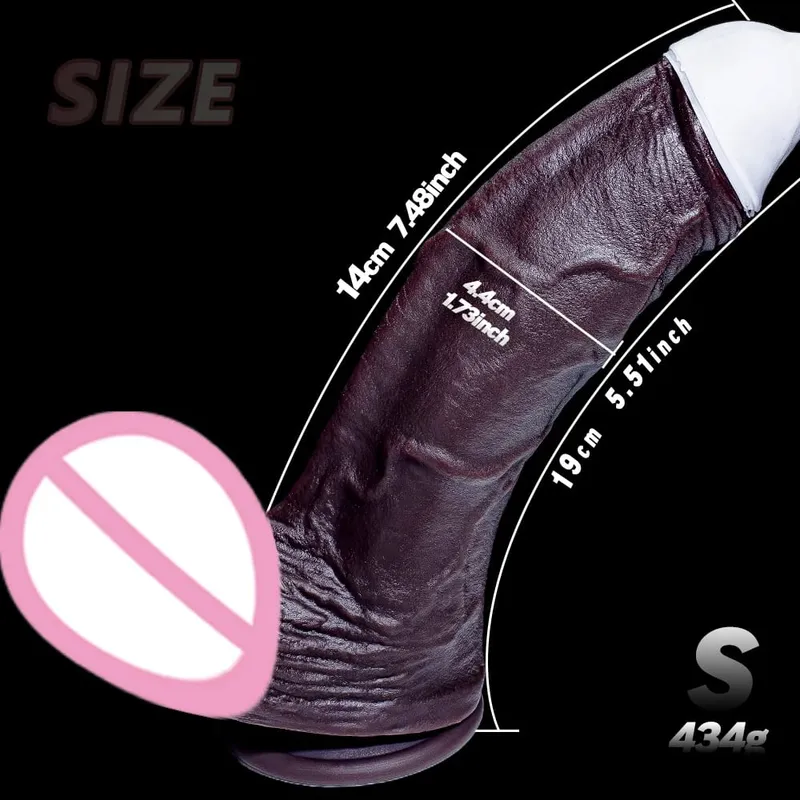 Vagina Massager Huge Realistic Dildo Fantasy Long Penis Big Dick Suction Cup Dildos Giant Anal Plug Sex Toys For Women Men