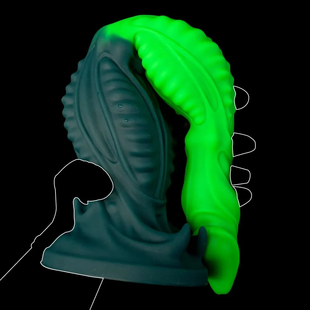 Oieffur Huge Alien Tentacle Butt Plug Fantasy Anal Dildo Rear Stimulator Adult Sex Toy Waterproof Silicone Strong suction cup — image 5
