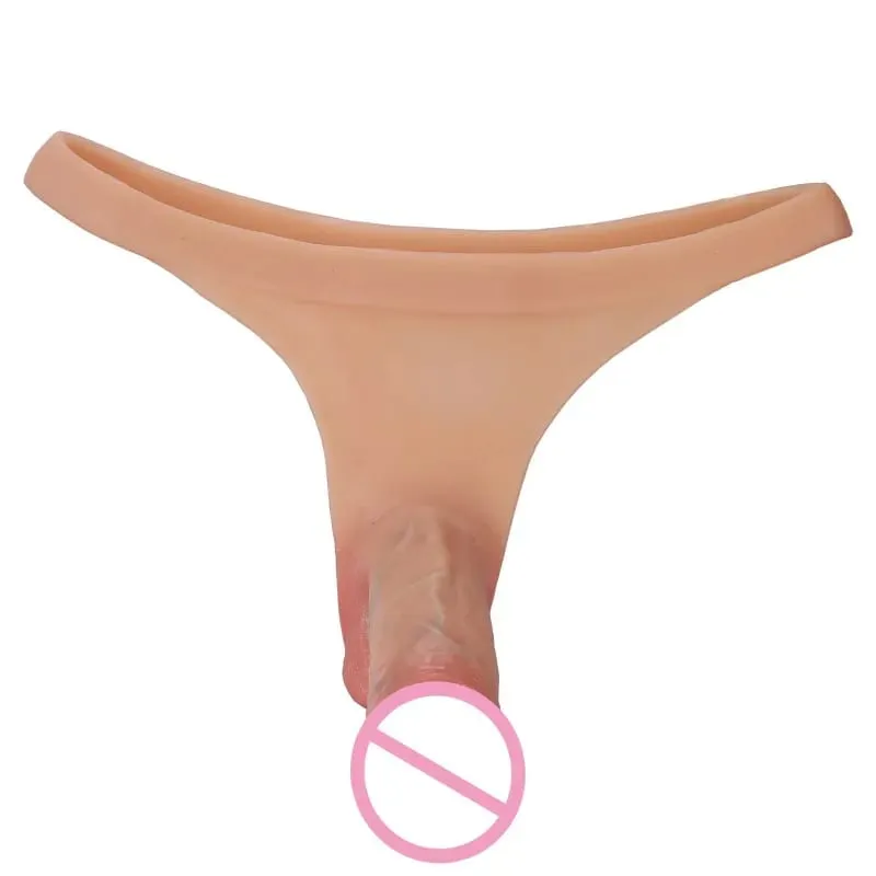Silicone Double Penis Dildo Wearing Pants Dick Realistic Penis Toy for Lesbian Couple Strap on Masturbator Adult Sex Toys — image 5