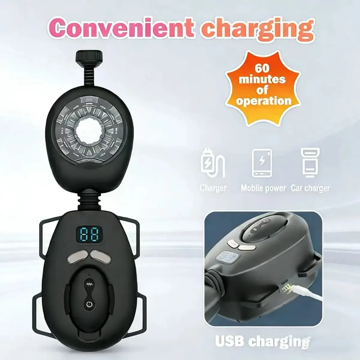 Sex Toys for Men Automatic Swing Male Masturbator with Wearable Belt Thrusting Masturbator Cup Remote Control Adult Supplies — image 5