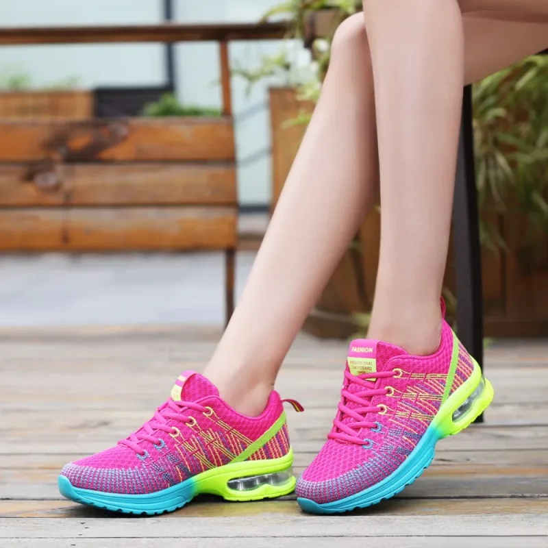 Women Sports Shoes Outdoor High Quality Running Shoes Breathable Athletics Casual Sneaker Ladies Non-slip Sport Walking Shoes — image 4