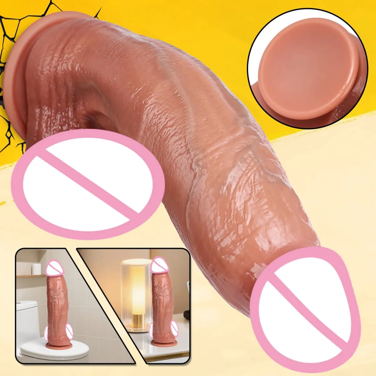 Bend Dildo Realistic Szilikon vastag pénisz Felnőtt szexjátékok nőknek Anális vagina Maszturbátor Műpénisz tapadókorongos Dick Masszírozóval