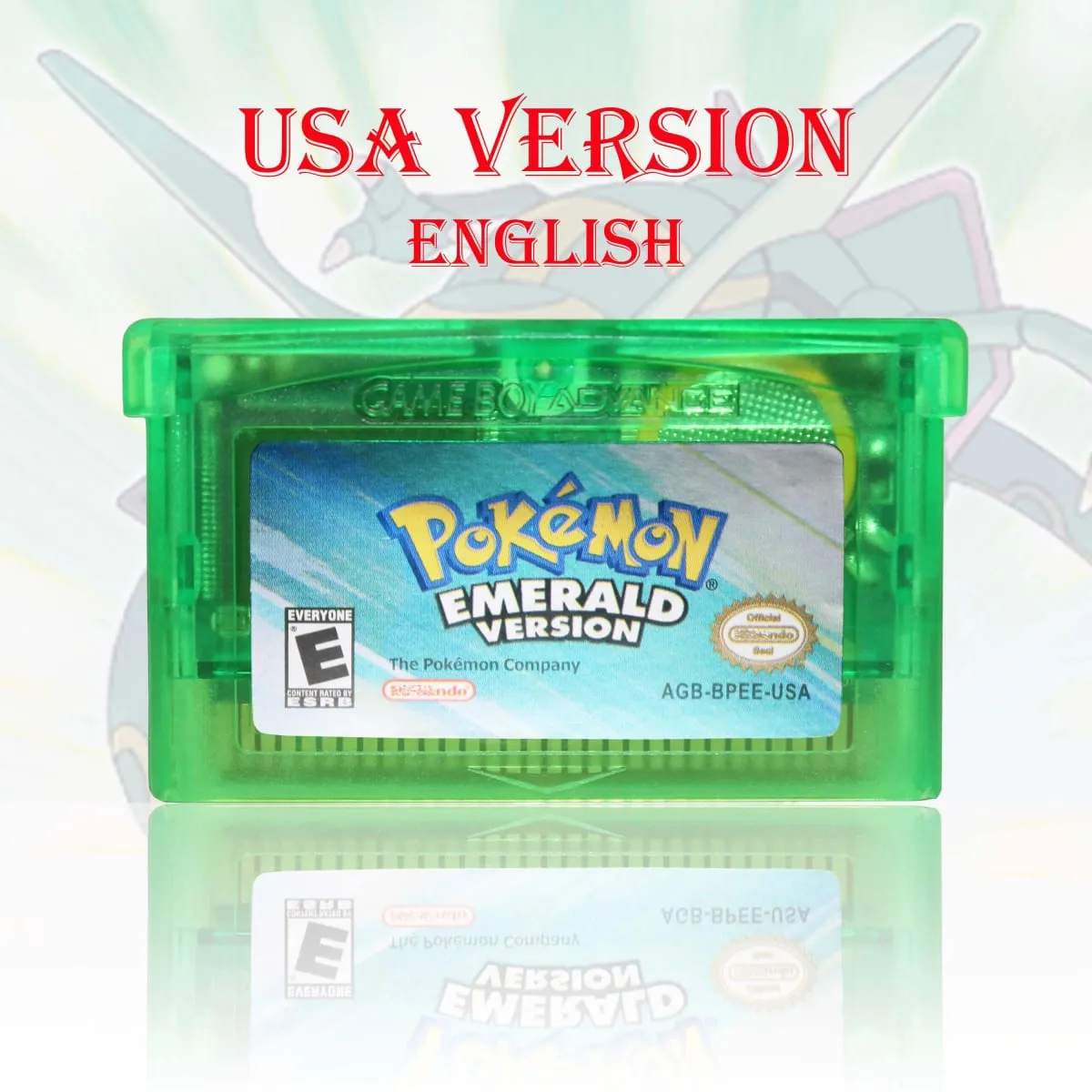 GBC/GBA USA Version Pokemon Blue/Crystal/Emerald/Fire Red/Leaf Green Game Cartridge Video Game Card High Quality with Battery — image 6