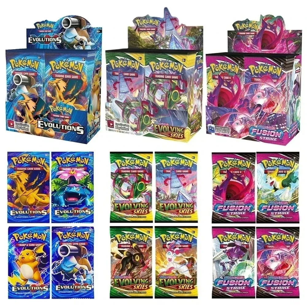 Pokemon Card Scarlet Violet Prismatic Evolutions English Booster 360Pcs Battle Trading Collection Κάρτες παιχνιδιών 40 ανά κουτί — image 4
