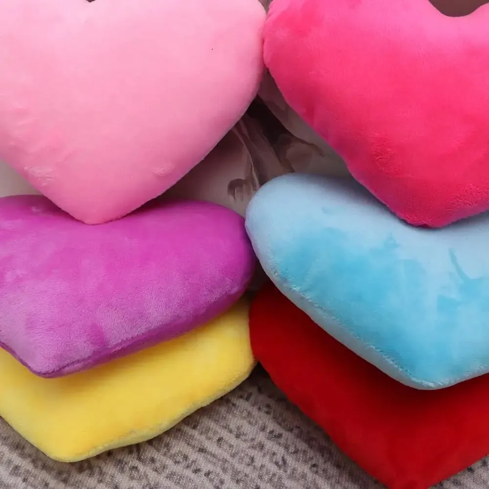 Hot for Birthday Valentines Day Heart Pillow Pillow Heart Shape Soft Pillow — image 3