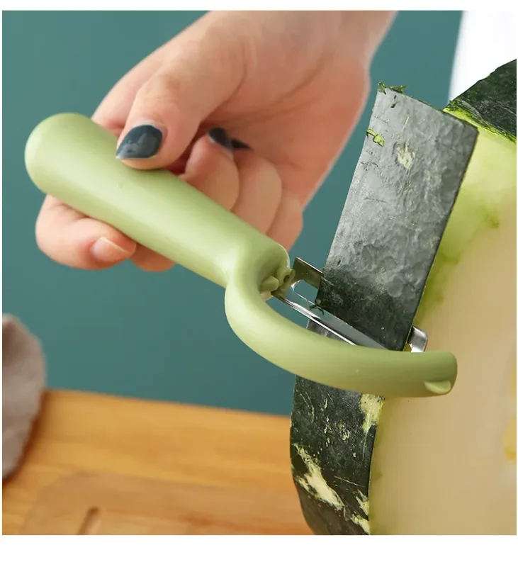 Roestvrijstalen dunschiller voor het verwijderen van aardappel-fruitschillen Groenteschaafschiller Handmatig snel schillen Vegetavle Cutter Keukengereedschap — image 2