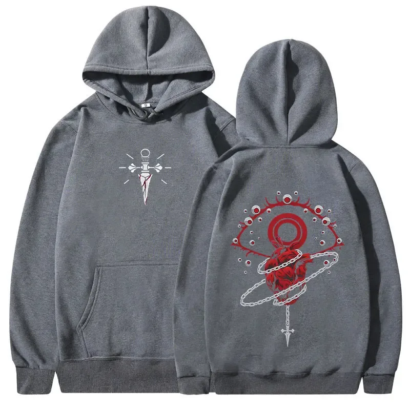 Anime caçador x caçador hoodies kurapika phantom trupe moletom com capuz roupas femininas masculinas pullovers de grandes dimensões streetwear — image 6