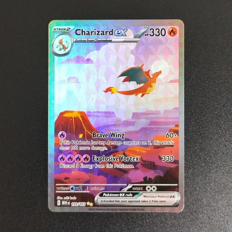 Proxy PKM Cards Mew Ex PAF 232/091 SVP 053 English TCG Collection Trading Card Game