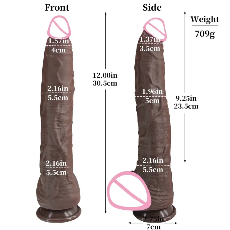 Consolador largo realista piel de carne suave Miembro grande doble silicona pene pequeño para mujer hombre juguetes sexuales anales ventosa masturbador
