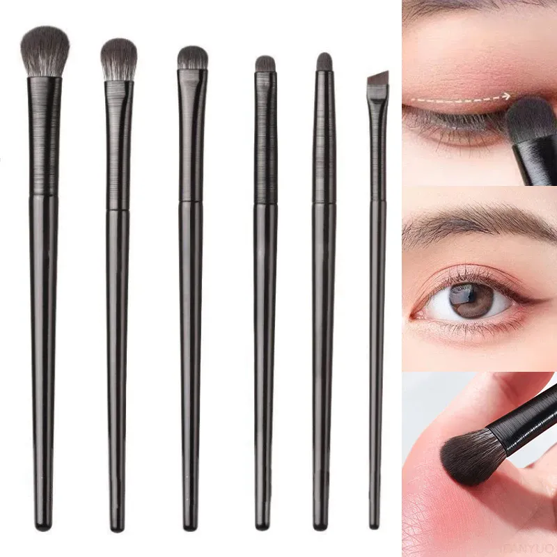 2/6/10PCS Eyes Makeup Brushes Set Professional Soft Precision Eyeshadow Eyeliner Eyebrow Brush Women Facial Beauty Cosmetic Tool