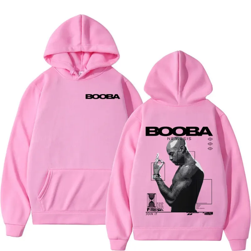 France Rapper Booba Nero Nemesis Hoodies Men's Clothing Retro Fashion Hip Hop Long Sleeves Hooded Sweatshirts Oversized Pullover — image 8