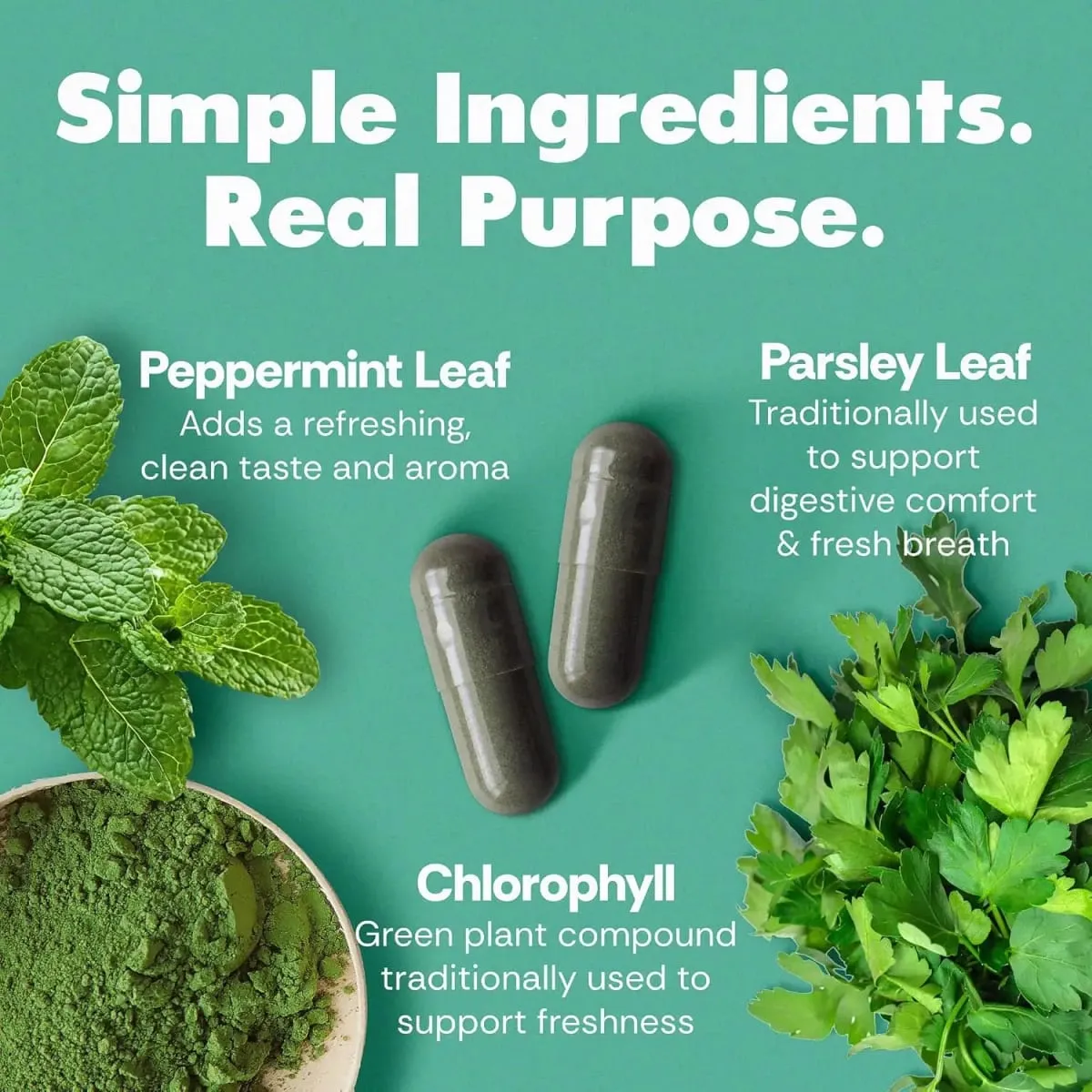 Her Fantasy Box | Body Magic | Chlorophyll Capsule - 30 Vegan Capsules for Detox Digestion Gut Health - Natural Energy Booster — image 3