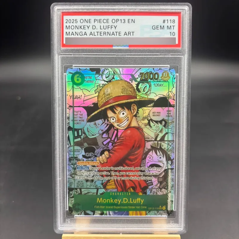 DIY ONE PIECE English Silver Nika Luffy Rating Card OPCG Hancock Ace Teach Zoro Copy Version Anime Collection Cards Gift Toy — image 11
