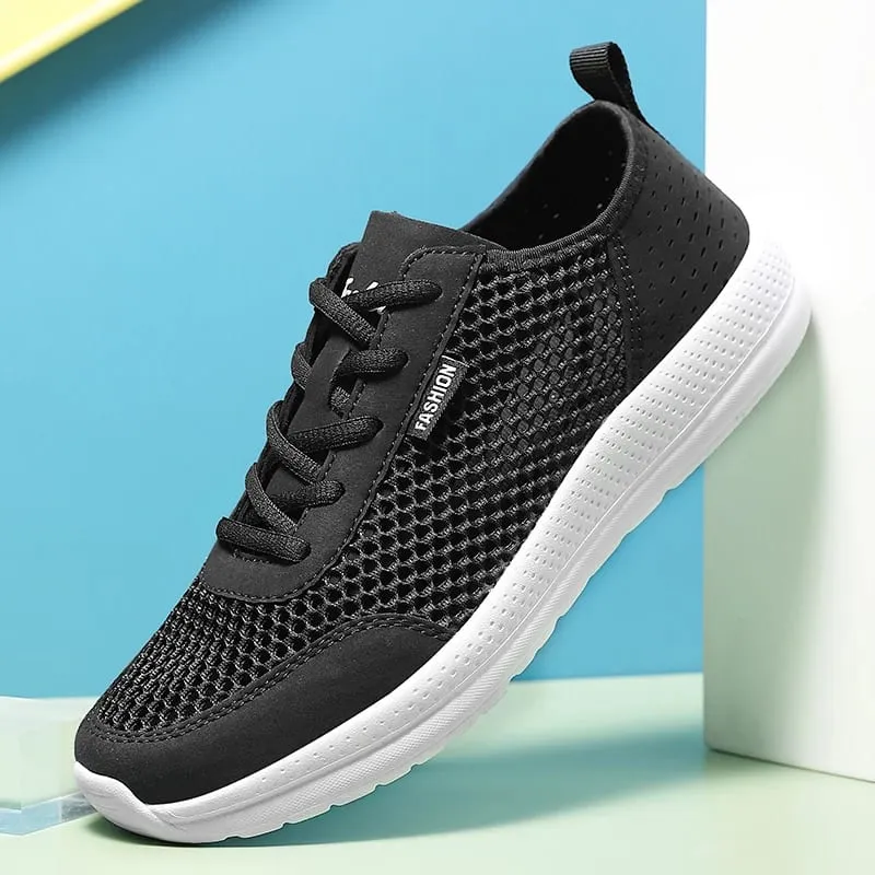 Men Soft Sport Shoes Breathable Fashion Mesh Running Shoes Comfortable Man High Quality Outdoor Lightweight Sneakers for Men — image 3
