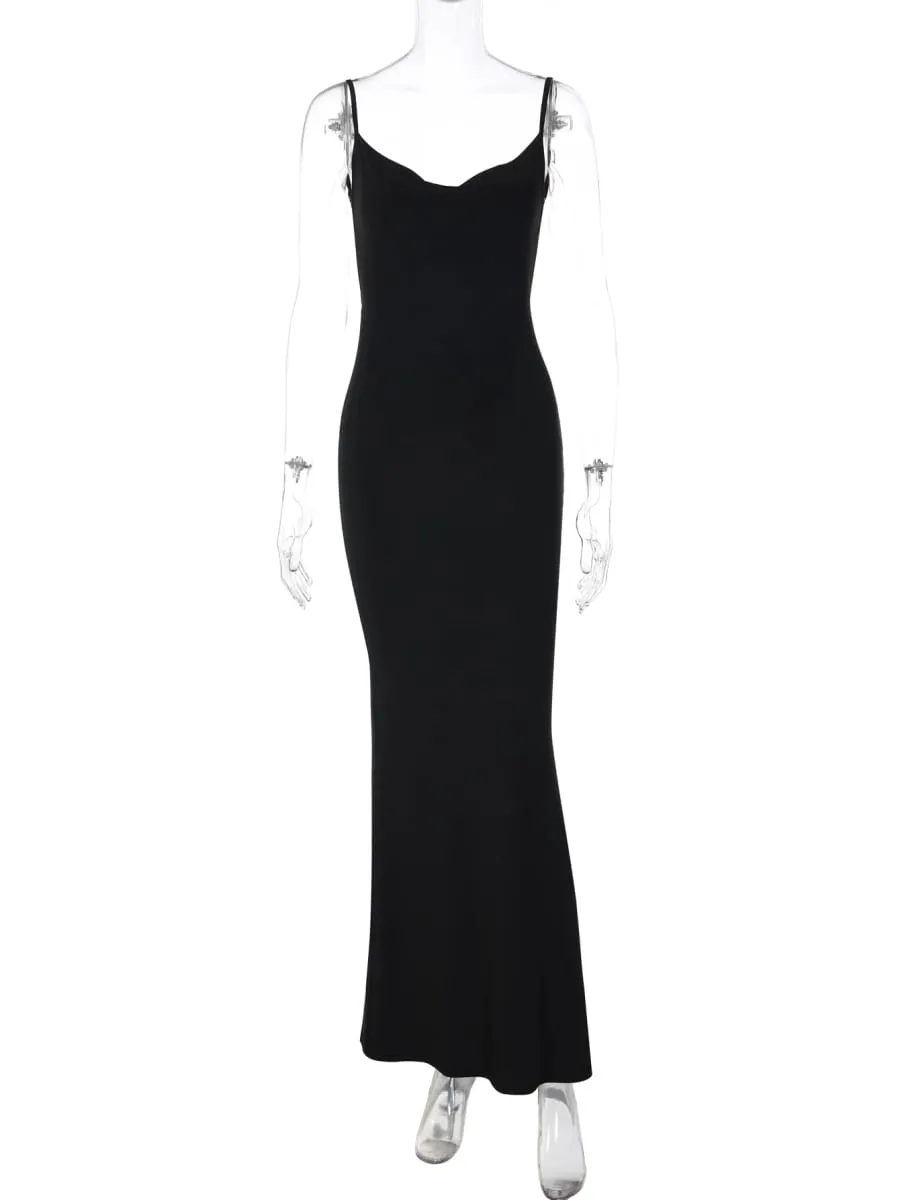Hugcitar Fashion Solid Slips Backless Embroidered Butterfly Sequined Sexy Maxi Dress Summer Autumn Female Clothes Evening Party