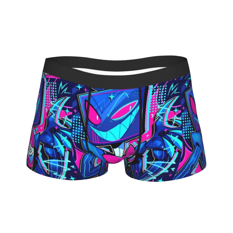 Homens Vox Boxer Briefs Shorts Calcinhas Roupa Interior de Poliéster Hazbined Hotels Masculino Novidade S-XXL Cuecas