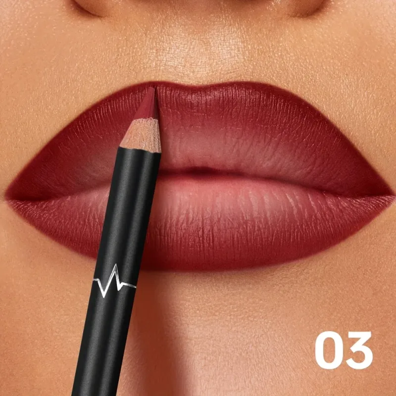 Pudaier 6-Color Waterproof Matte Lip Liner - Long-Lasting Non-Transfer Formula Matte Finish 6 Versatile Shades — image 5