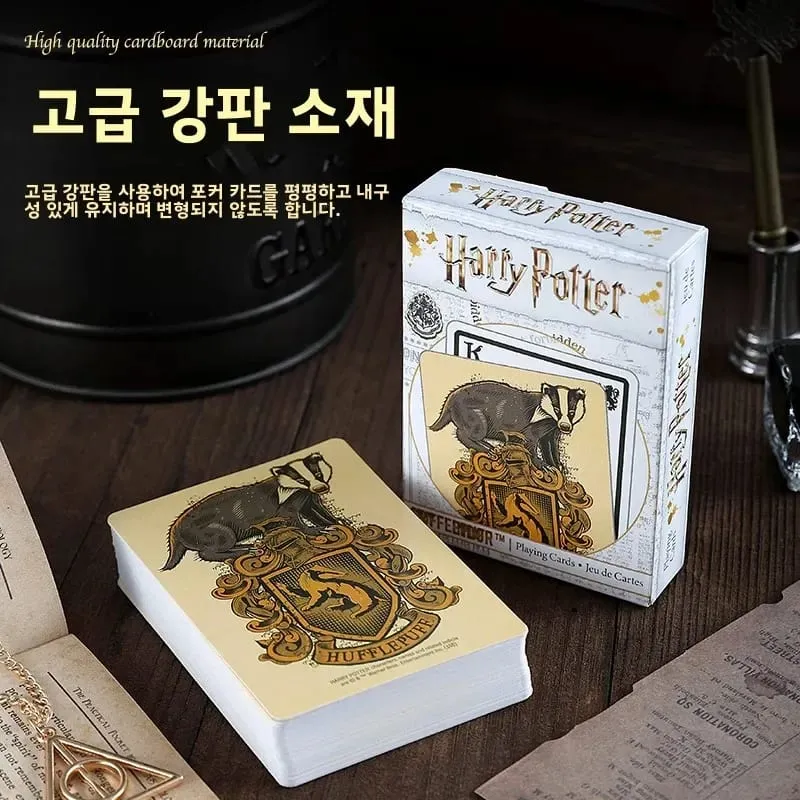 harry potter Four Colleges Poker Cards Movies TV Toys Series Magic Playing Card Entertainment Game Toy Badge Poker Figure Gift — image 6