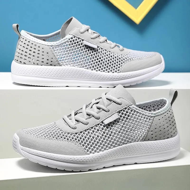Fashion Men's Sneakers Lightweight Breathable Air Mesh Casual Running Shoes Non Slip Comfortable Slip on Sneakers for Men Tenis — image 9