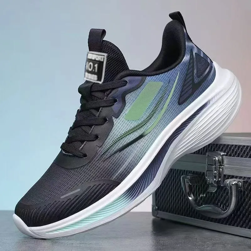 Men Summer Mesh Casual Running Shoes Lightweight Non Slip Shock Absorption Breathable Sneakers — image 3