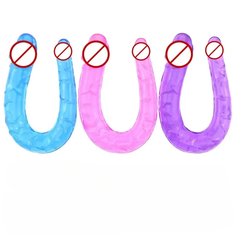Dildo Sex Toys For Woman Vagina and Anus Realistic Penis Masturbators For Women Two Double Headed Dildos Adult Sex Toy For Women — image 2