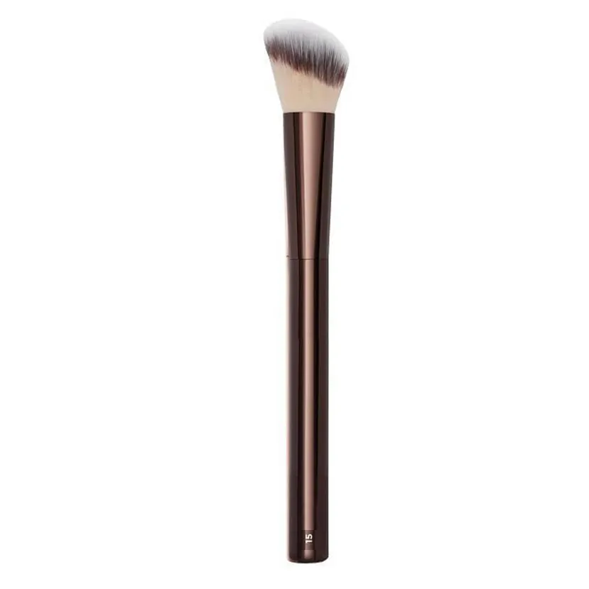 N ° 15 sablier Blush brosse coudée Contour Blush pointillé brosse joues crème liquide fards à joues pinceaux de maquillage crème Blush brosse — image 1