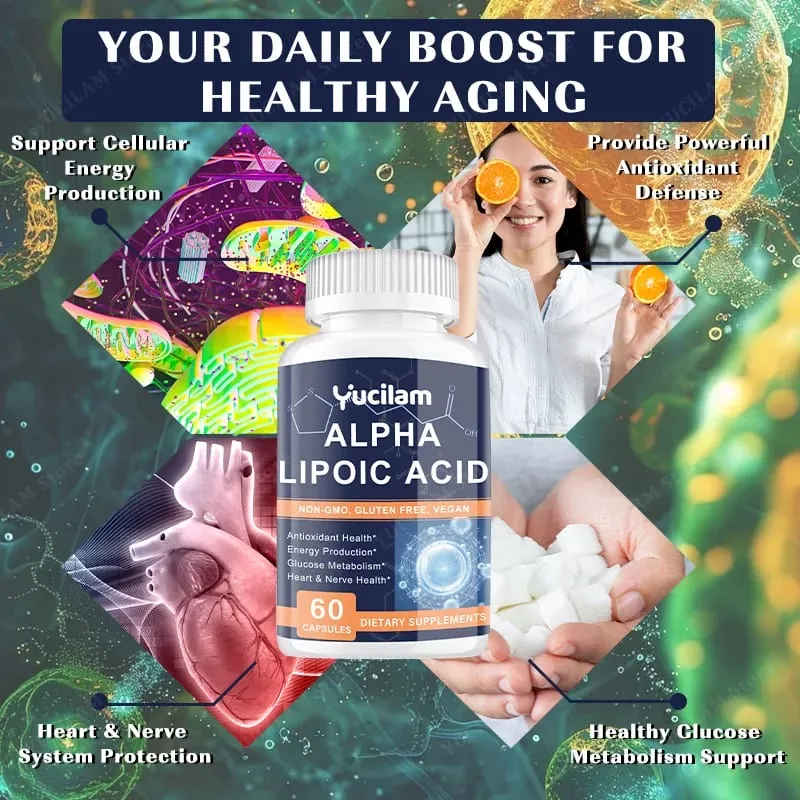 Alpha Lipoic Acid - Boosts Energy Metabolism Relaxes Nerves Supports Nervous System Health Promotes Brain & Heart Health — image 3