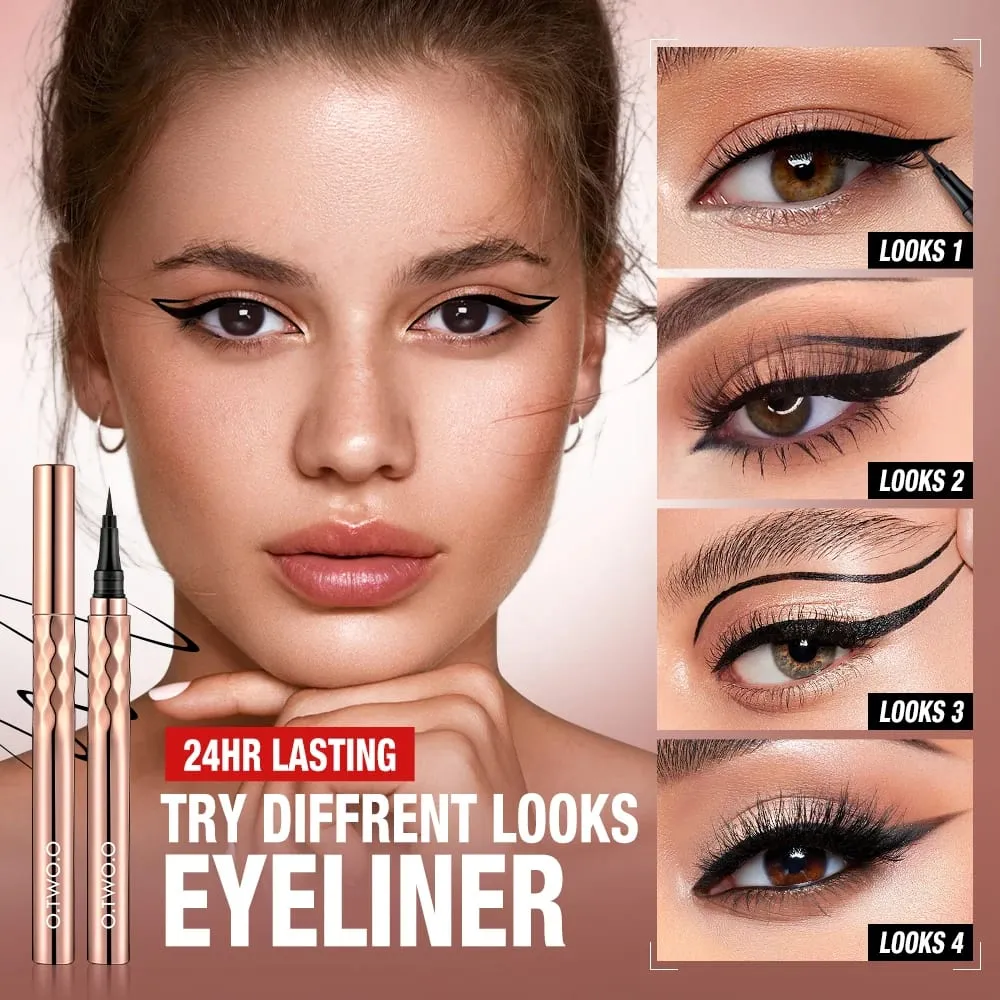 O.TWO.O 8pcs Full Makeup Kit Include Eyeliner Lipstick Blusher Face Setting Powder Mascara Eyelash Curler Sunscreen Cosmetic — image 5