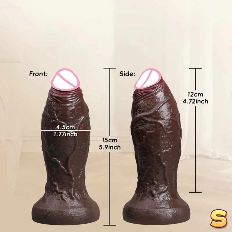 XXL Spuer Bigger Realistic Dildos Thick Silicone Anal Dildo Expander Thick Penis Adult Sex Toys Masturbation Butt Plug 18+ — image 15