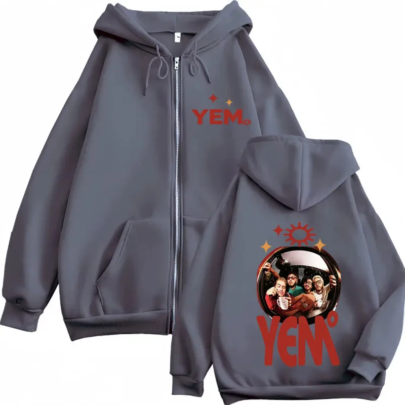 Morat Yem Se Fue El Ayer Y Ya Es Manana Tour 2026 Print Zip Up Hoodie Men Women Hip Hop Long Sleeves Loose Zipper Sweatshirts — image 4