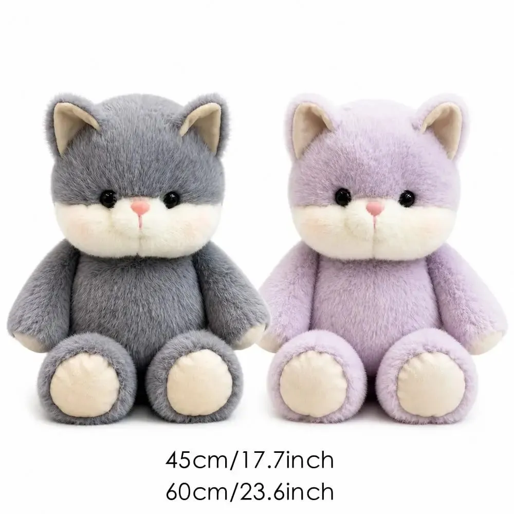 New Design Soft Cat Animal Pillow Emotional Support 17.7inch Cat Pattern Cute Pillow