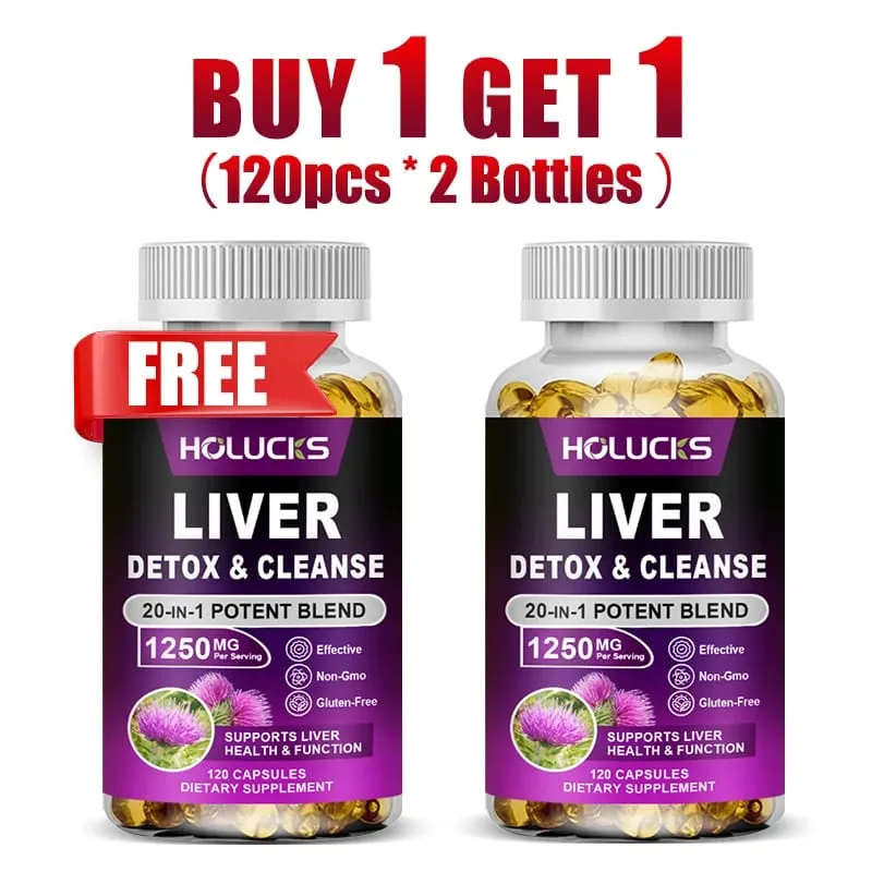Liver Detox & Cleanse Capsules with Milk Thistle Support Toxin Removal Digestion & Kidney Health Antioxidants & Detoxifiers — image 7