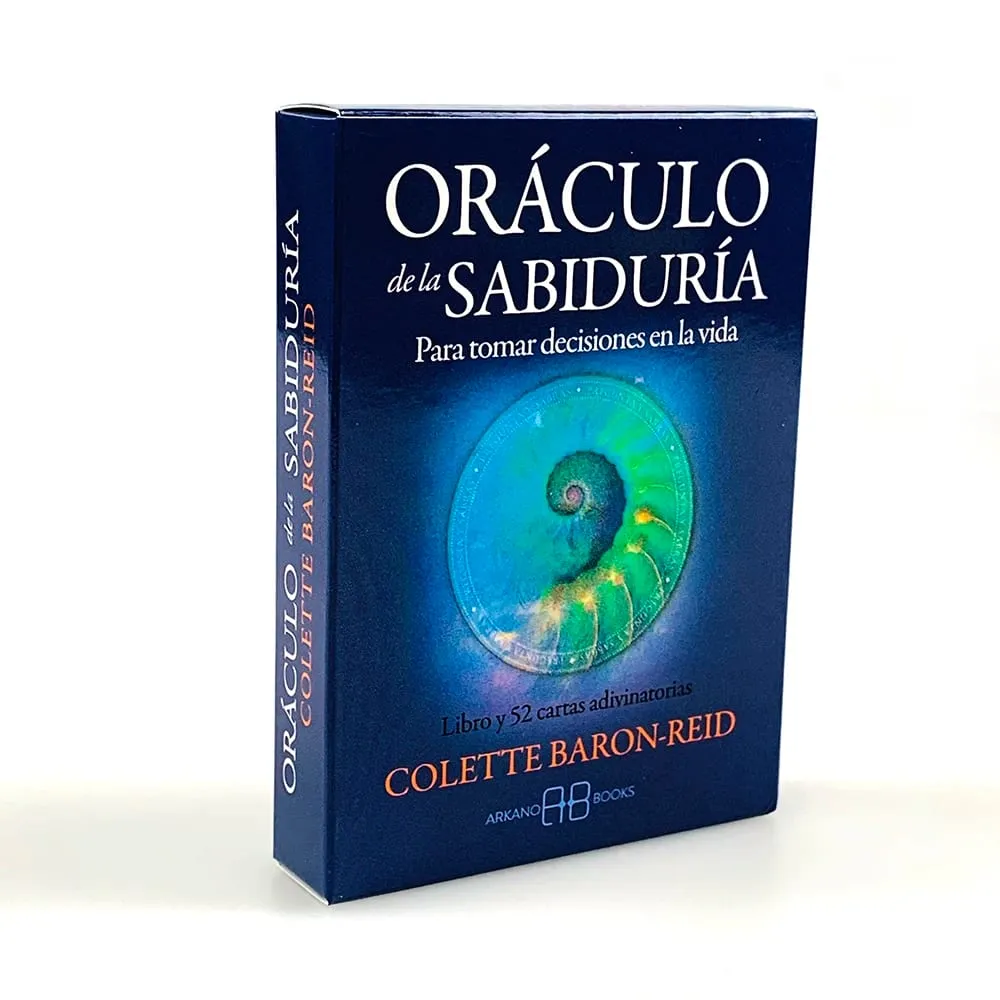 Oráculo De La Sabiduría Oracle Cards Spanish Version Wisdom Divination Deck Fortune‑Telling Cards Game for Collectors Gifts
