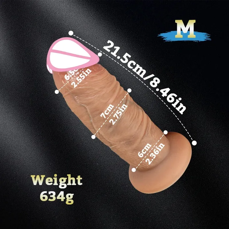 Mahabang Titi Malaking Dick Super Makatotohanang Makapal na Dildos Silicone Anal Dildo Vaginal Expander Pang-adultong Sex Toy Babae Masturbesyon Buttplug — image 5