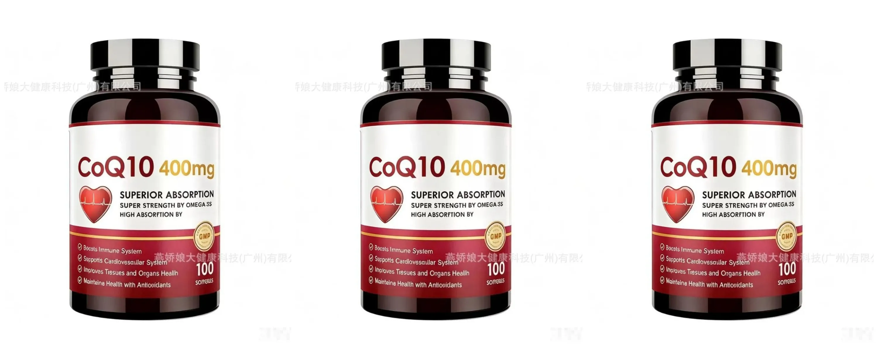 CoQ10 400mg Softgels with PQQ - High Absorption Coenzyme Q10 for Heart Health Energy & Immune Support Non-GMO Gluten Free 60ct — image 9