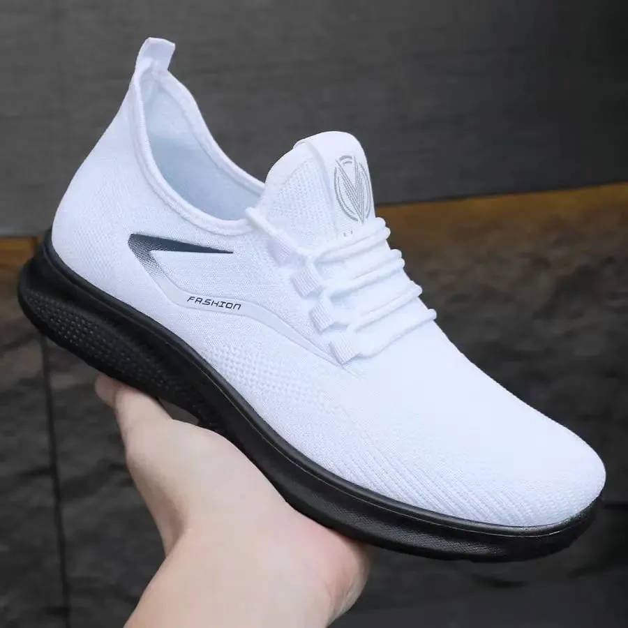 Men Comfort Knitted Loafer Sneakers 2026 New Arrival Breathable Air Knit Upper Slip On Shoes — image 8