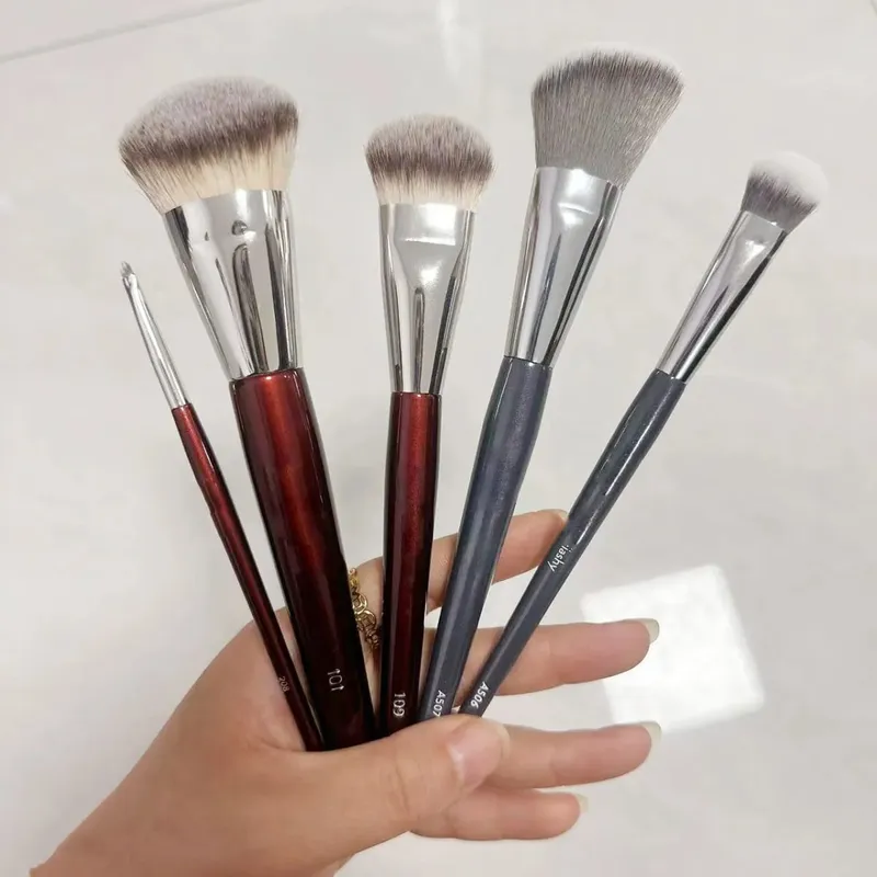5/7pcs/set Bevel Blush Makeup Brushes Eye Make UP Brush Concealer Lid Crease Shader Blender Shimmer 506 Contoured Foundation — image 3