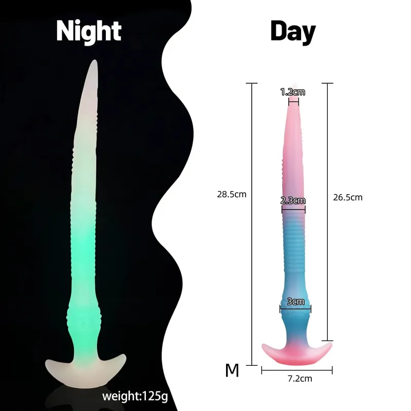 Mjuk flytande silikon Långa tentakler Analpluggar Lämpliga för alla spelare som en vuxen sexleksak Vaginal och anal stimulerande enhet