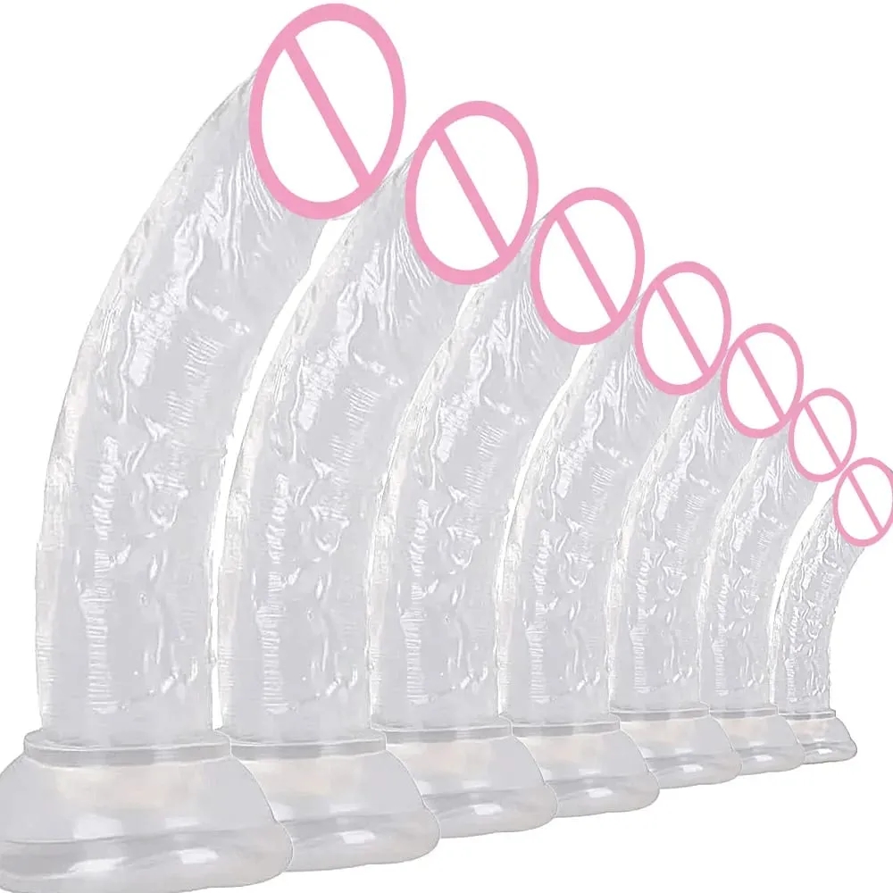 Super Cheap 6 Sizes Realistic Soft Jelly Dildo Butt Plug Anal Plugs Adult Sex Toy for Women and Men Vaginal and Anal Masturbator — image 1