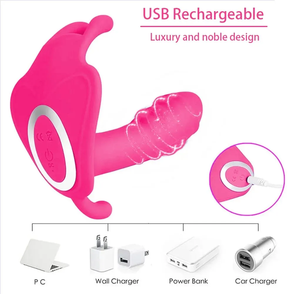 Remote Wearable Dildo Vibrator for Women Clitoris Stimulator G-Spot Massager Female Anal Butt Plug Vibrating Adult Sex Toys 18+ — image 4