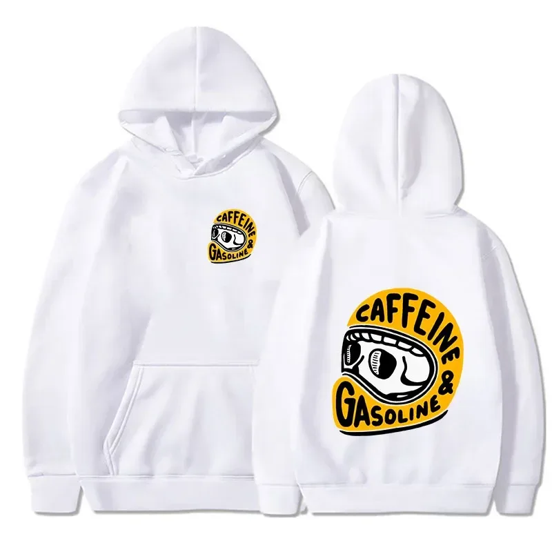 2026 Spring Autunm Men's Hoodies Gothic Harajuku Biker Skull Graphic New Men Fashion Hoody Tops Dark Punk Skulls Retro Pullover — image 2