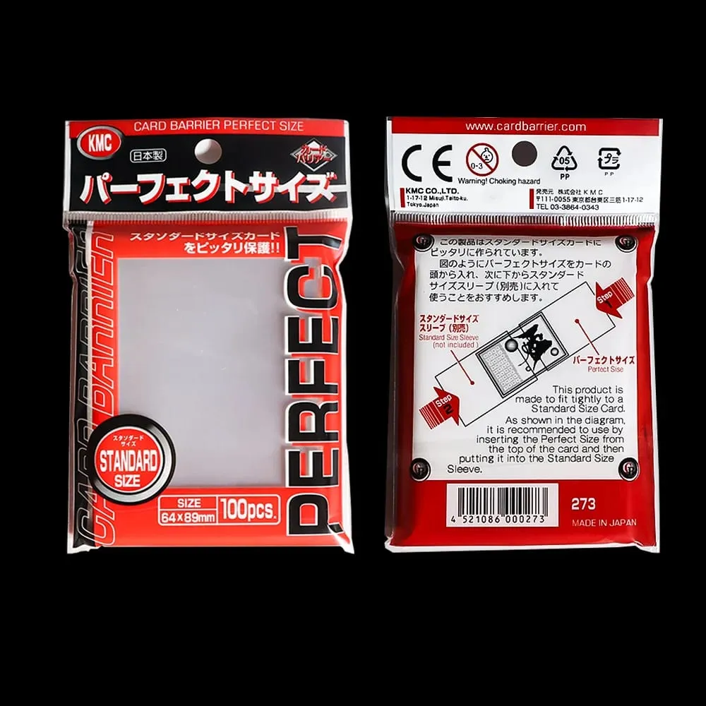 64 x 89 mm Kartenhülle Barriere Brettspiel KMC Transparente Pokemon-Kartenhüllen in perfekter Größe Sammelkarten Passend für standardmäßige transparente Außenseite